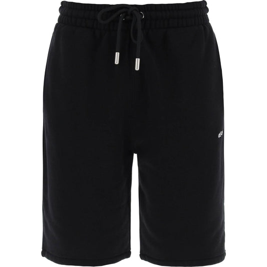 Off White Off-White "sporty bermuda shorts with embroidered arrow Short trousers Off White