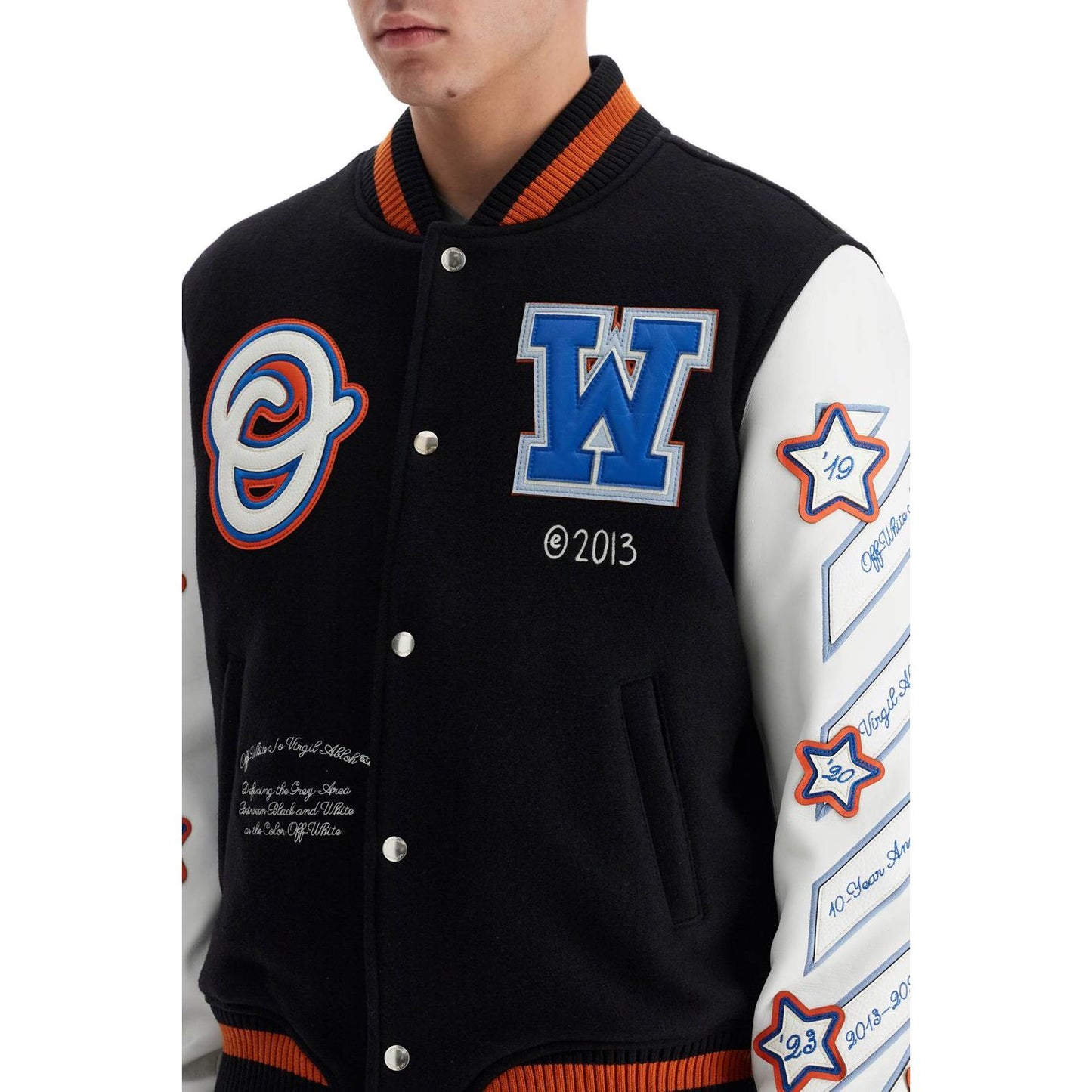 Off White Off-White bomber varsity wizard Jackets Off White