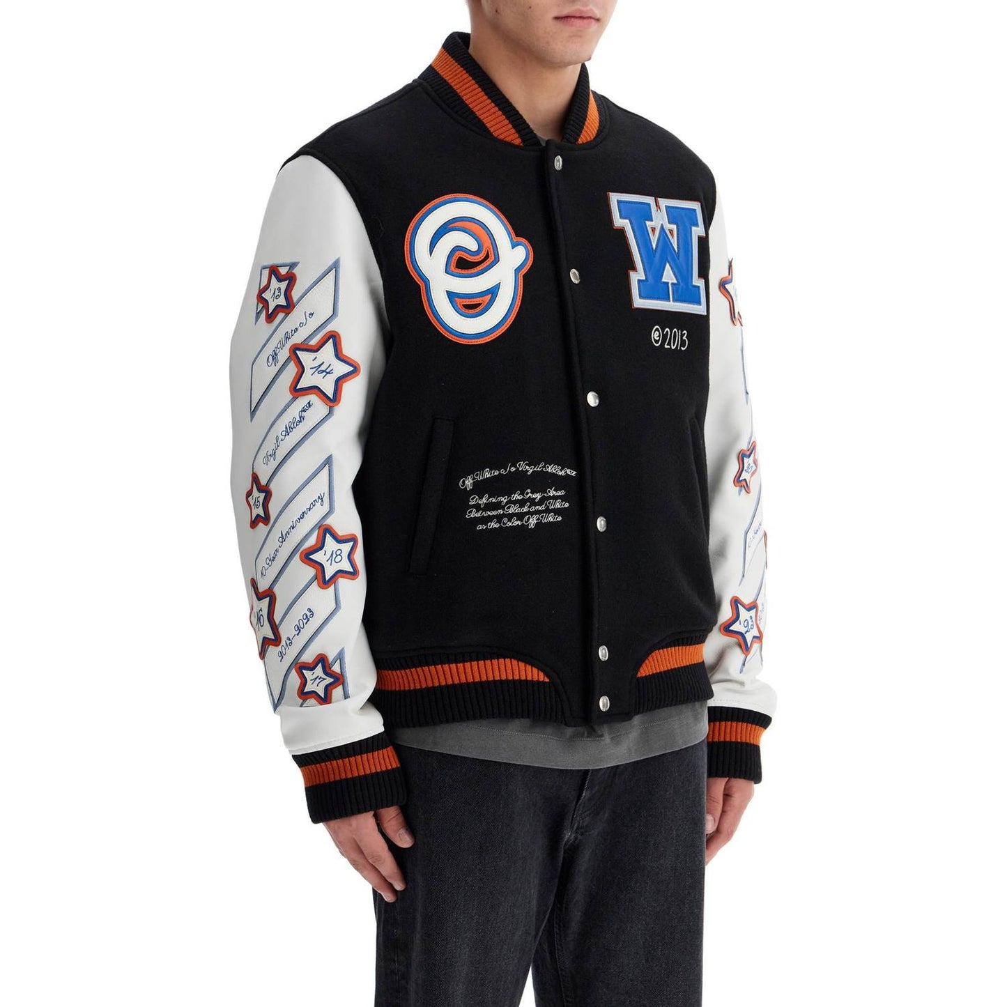 Off White Off-White bomber varsity wizard Jackets Off White