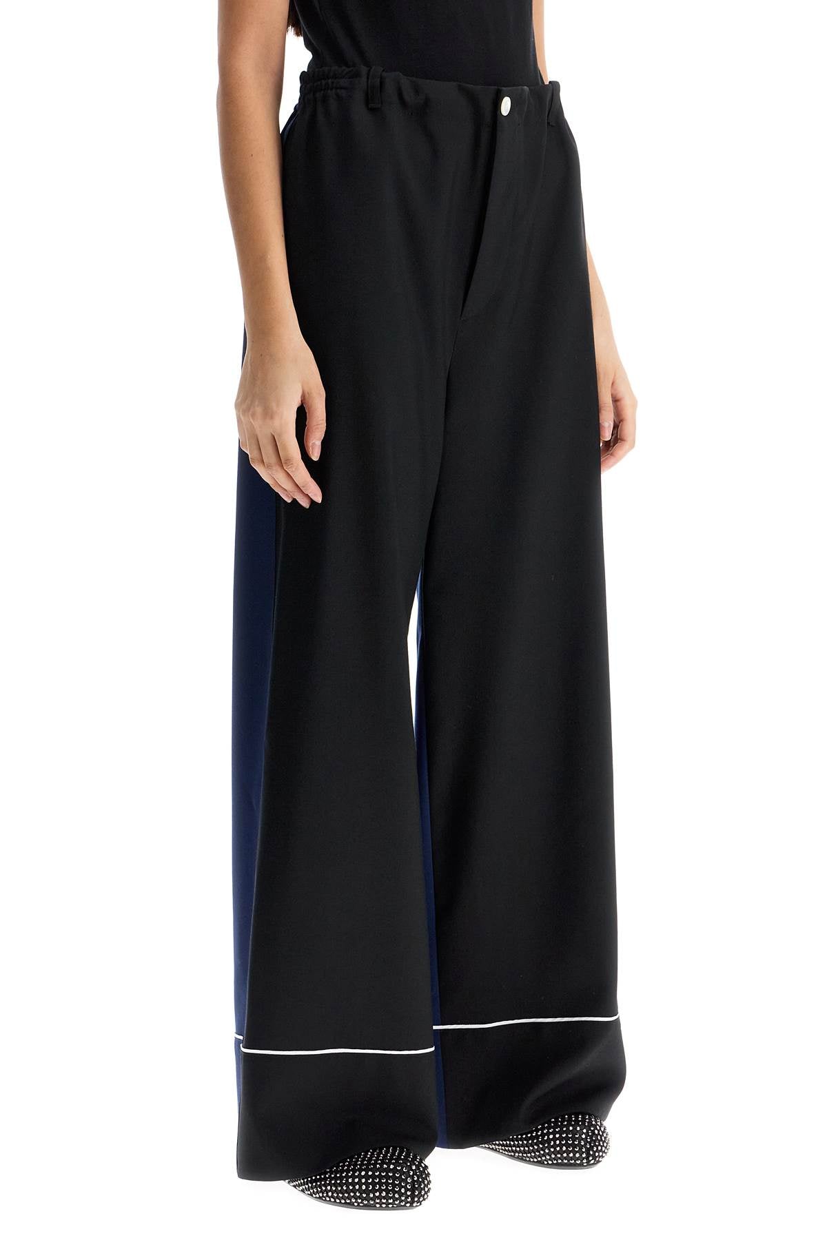 Marni elegant black virgin wool trousers Trousers Marni