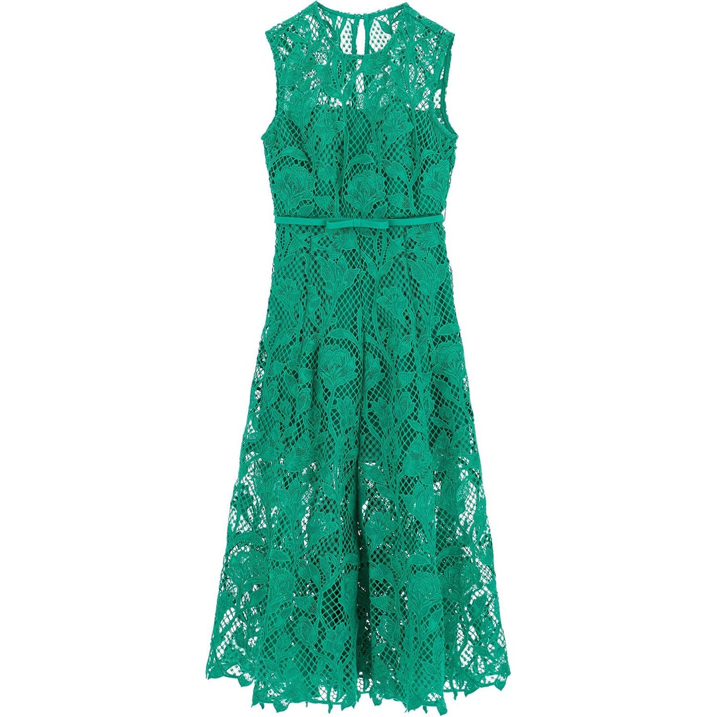 Self-Portrait Self Portrait sleeveless midi lace dress