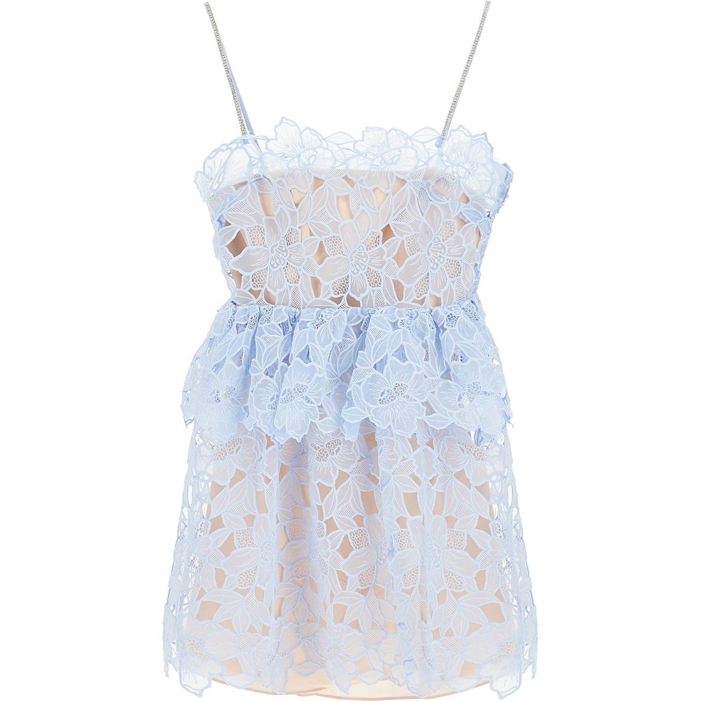 Self-Portrait Self Portrait mini organza lace dress in 9 Dresses Self-Portrait