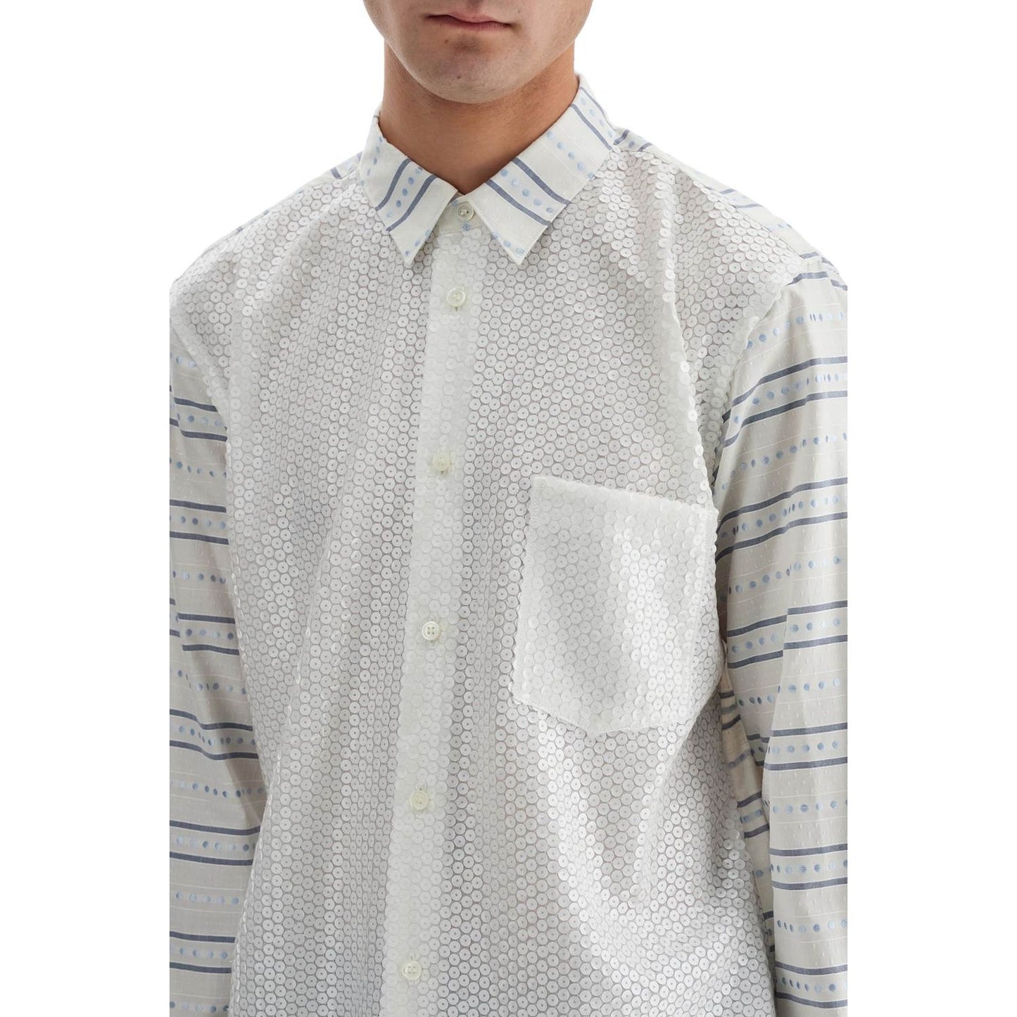 Comme Des Garcons Homme Plus maxi jacquard shirt with Shirts Comme Des Garcons Homme Plus