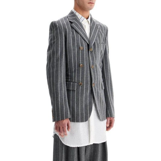 Comme Des Garcons Homme Plus striped wool jacket Jackets Comme Des Garcons Homme Plus