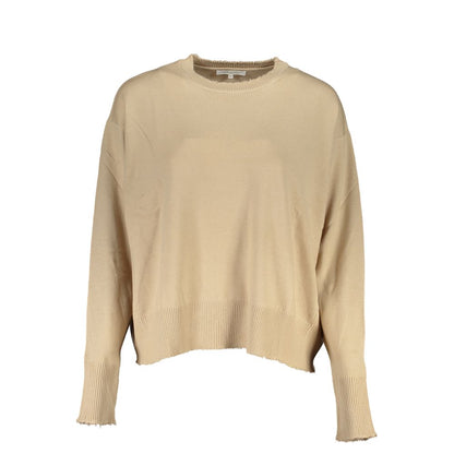 Patrizia Pepe Beige Tessuto Womens Sweater