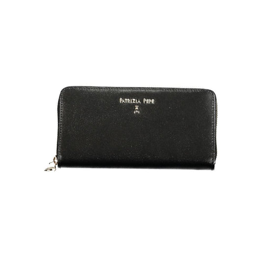 Patrizia Pepe Black Leather Women Wallet
