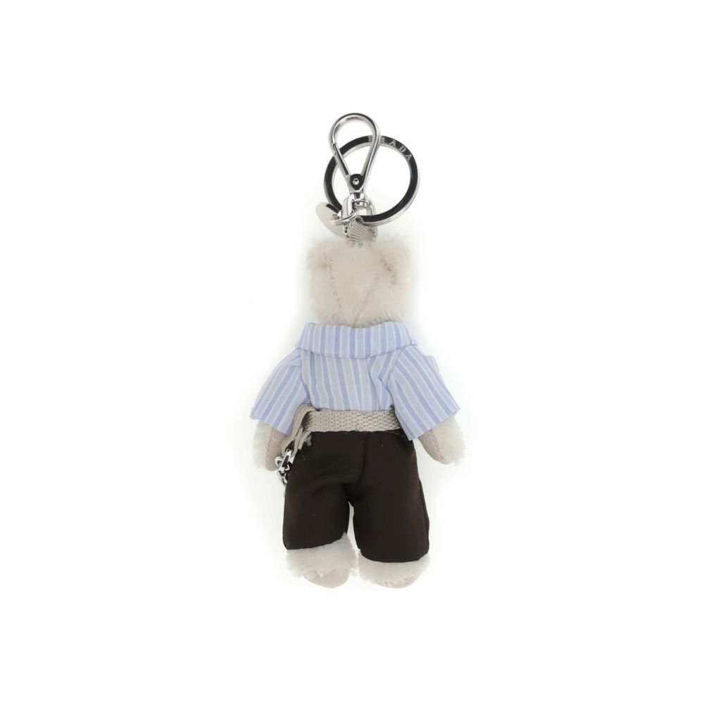 Prada Multicolor Cotton Keychain 1728,72470364320,Accessories,Keychains - Other Accessories - Accessories,Men,Multicolor,New with tags,Other Accessories - Accessories,Prada
