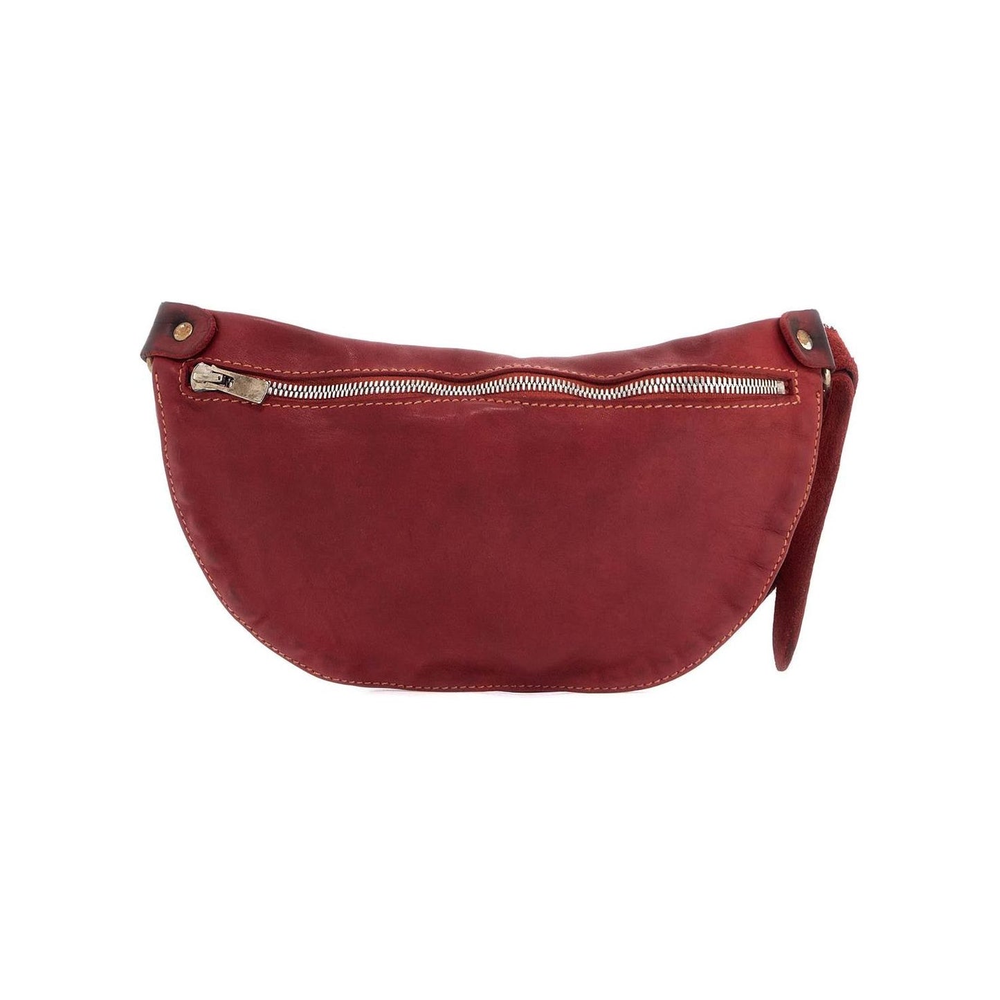 Guidi small red leather crossbody bag made from high-quality horsehide Small Leather Goods Guidi