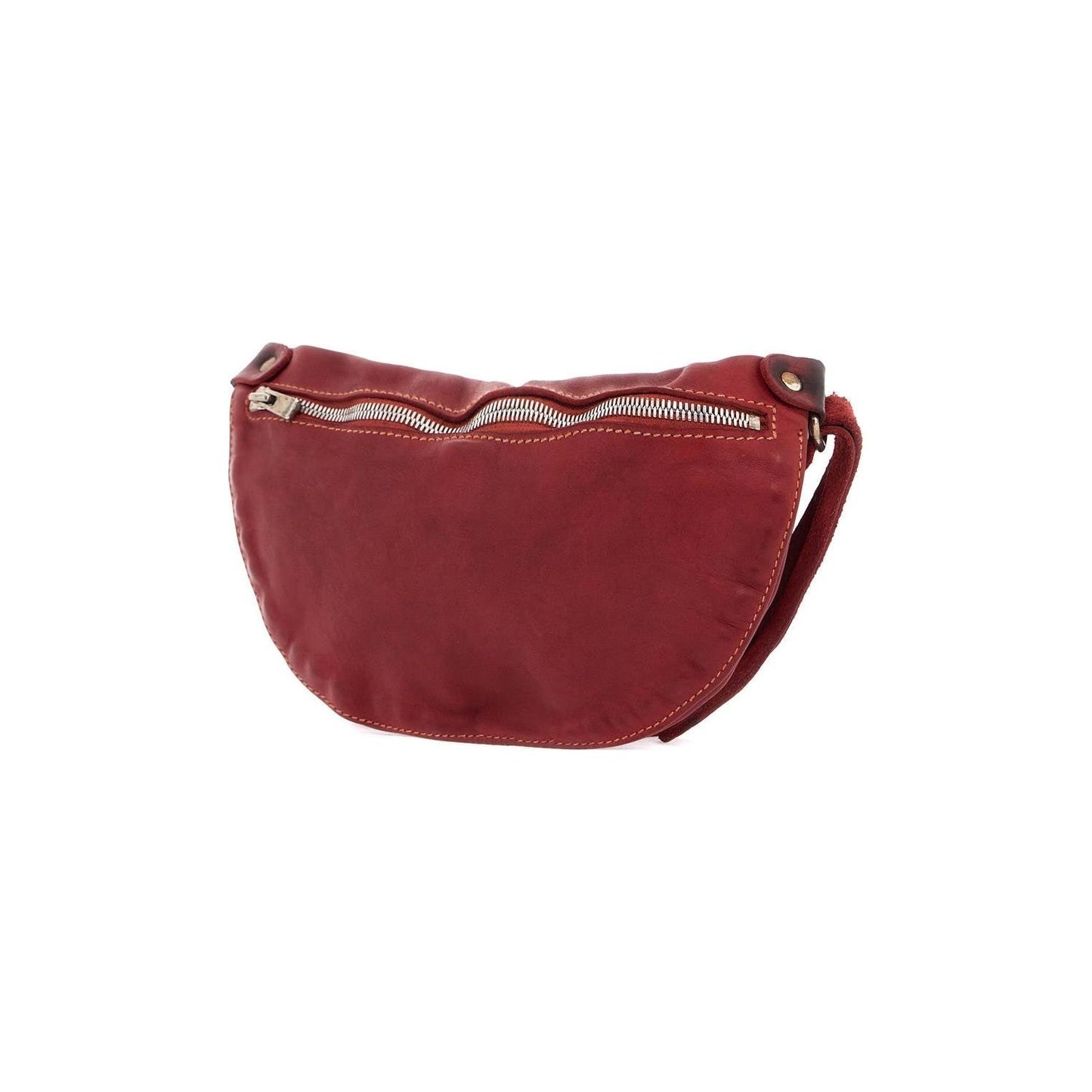 Guidi small red leather crossbody bag made from high-quality horsehide Small Leather Goods Guidi