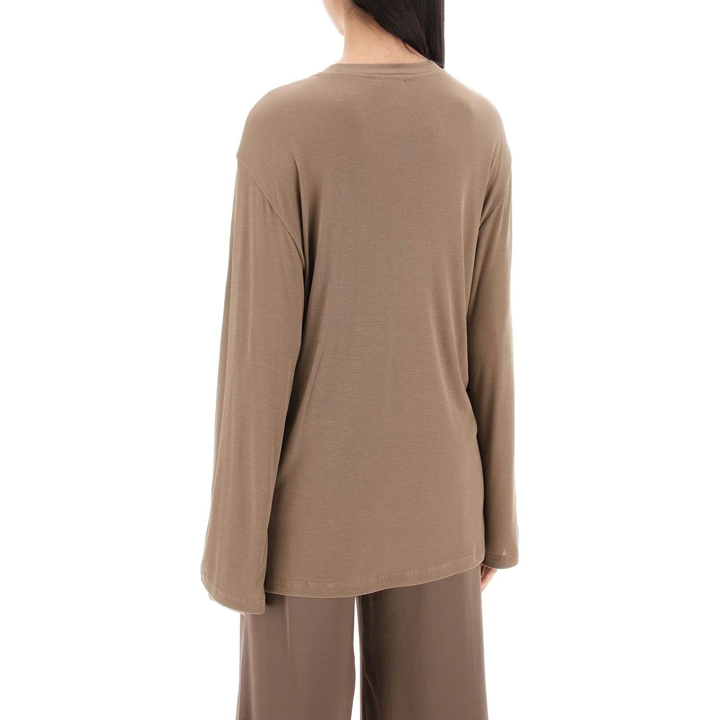 By Malene Birger long-sleeved oversized t Topwear By Malene Birger