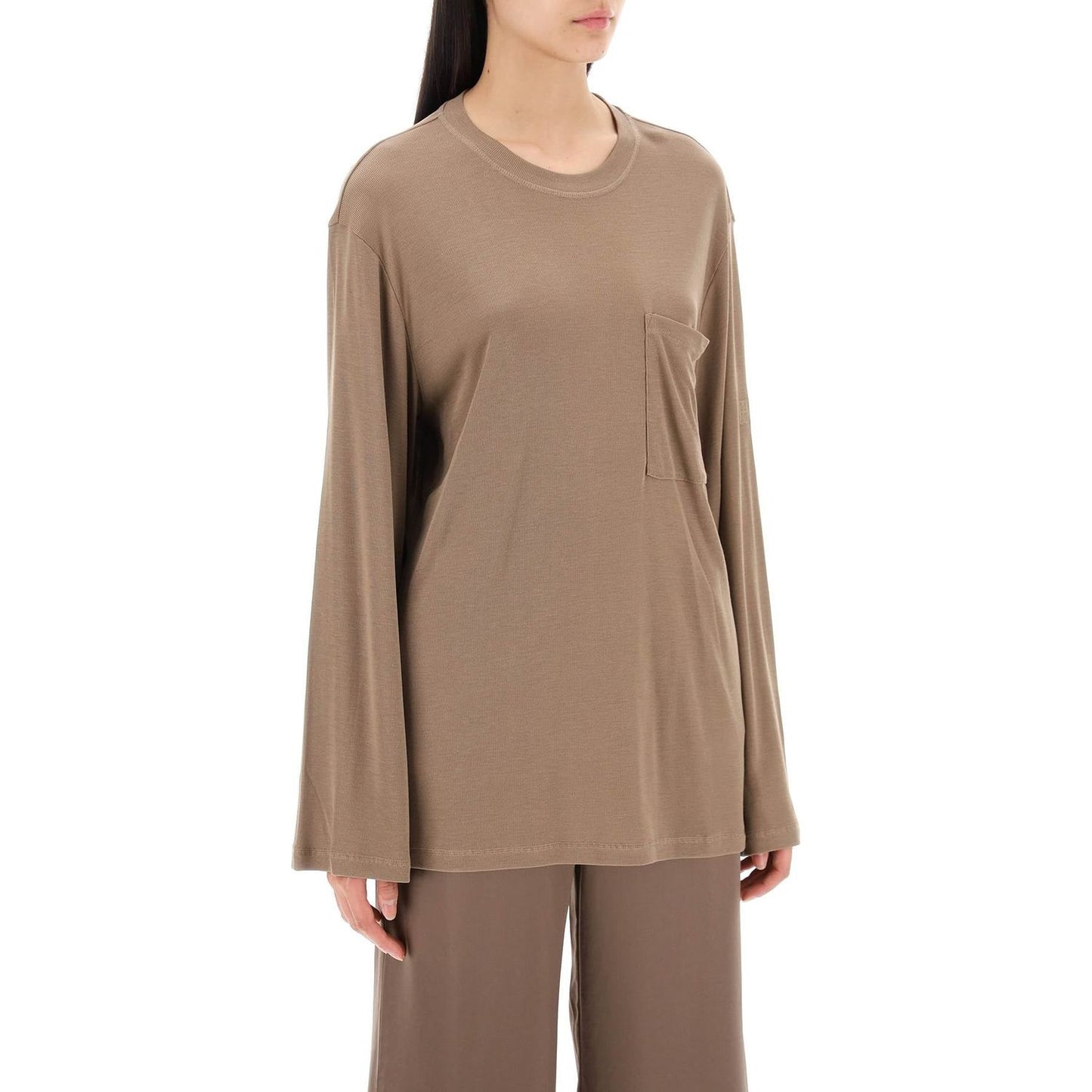 By Malene Birger long-sleeved oversized t Topwear By Malene Birger