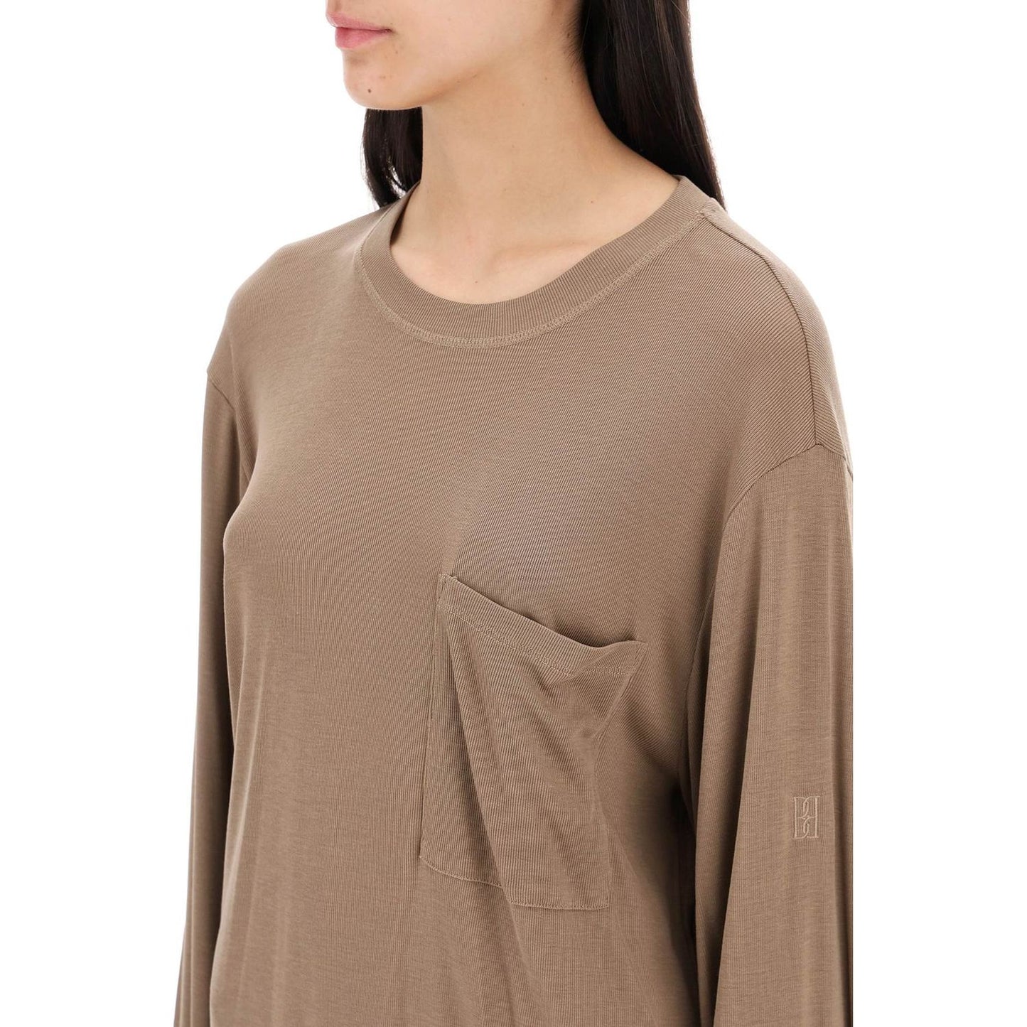 By Malene Birger long-sleeved oversized t Topwear By Malene Birger