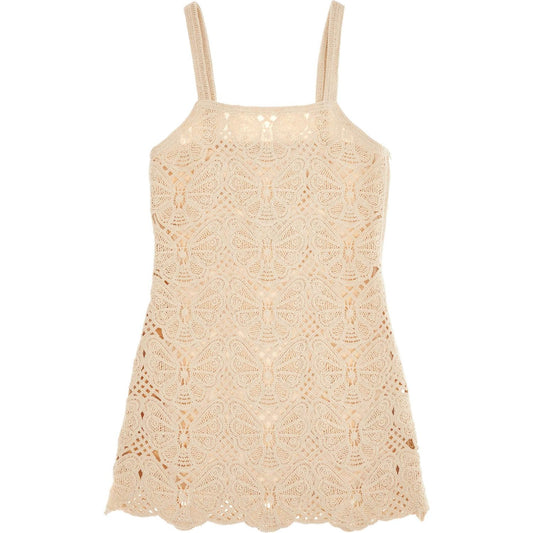 By Malene Birger crochet fall mini dress Dresses By Malene Birger