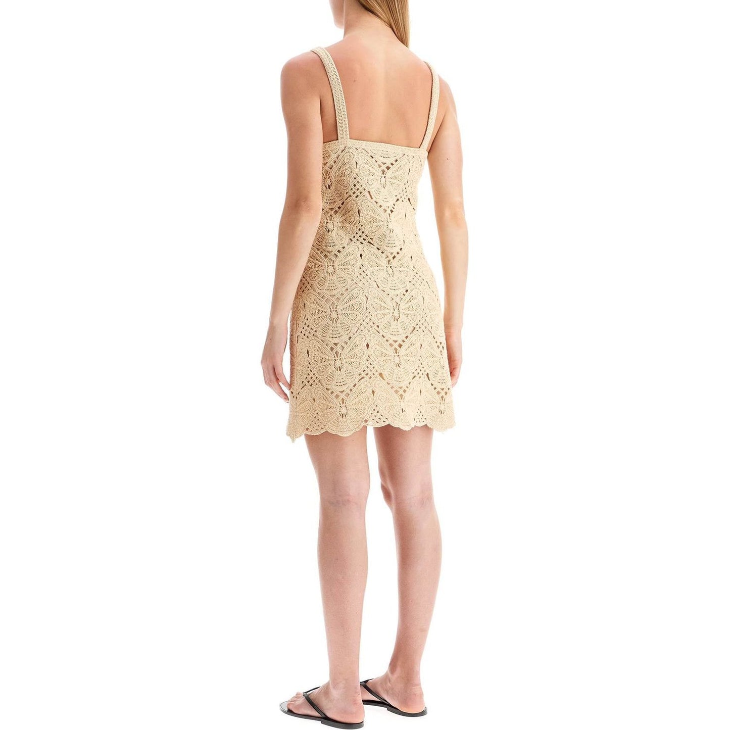 By Malene Birger crochet fall mini dress Dresses By Malene Birger