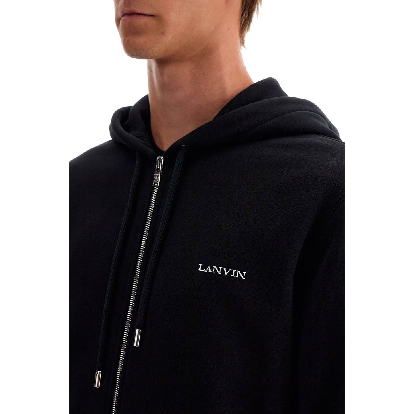 Lanvin hooded sweatshirt with zipper Topwear Lanvin