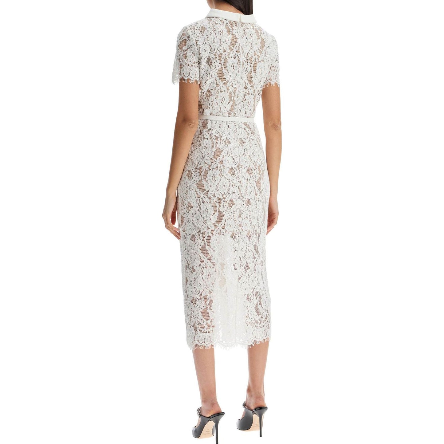 Self-Portrait Self Portrait lace dress with belt Dresses Self-Portrait