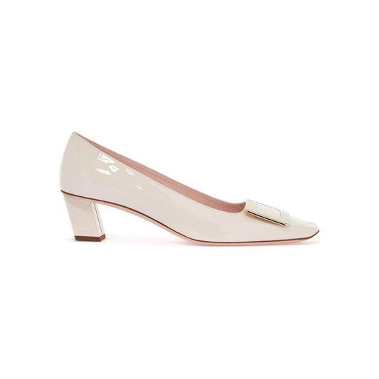 Roger Vivier beige calfskin d'orsay with wide heel belle vivier t. 45 Pumps Roger Vivier