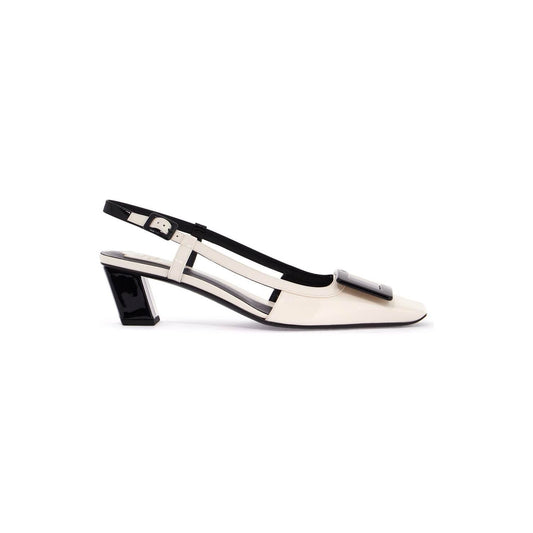 Roger Vivier belle vivier two-tone patent leather sling Pumps Roger Vivier