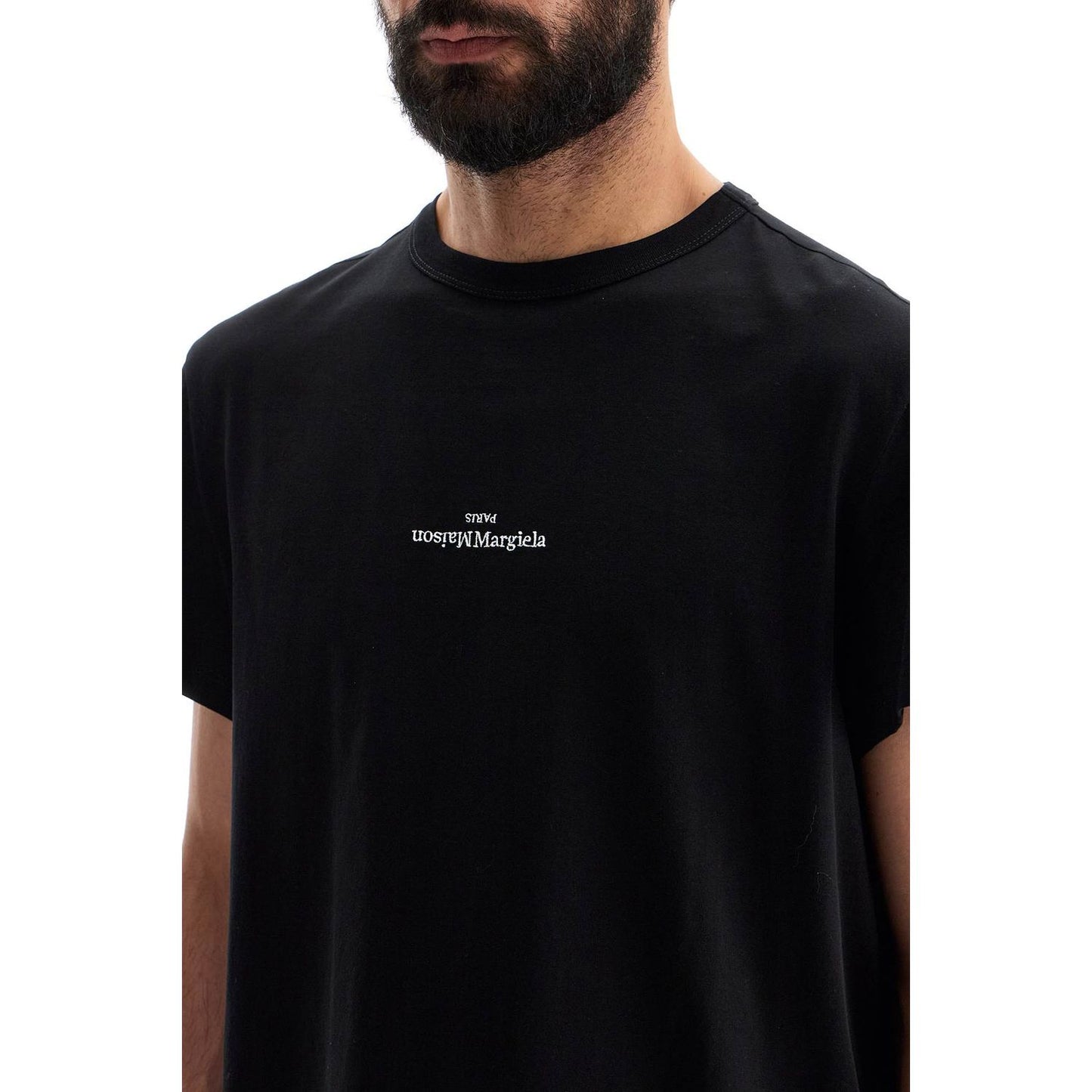 Maison Margiela 'reverse logo t-shirt with Topwear Maison Margiela