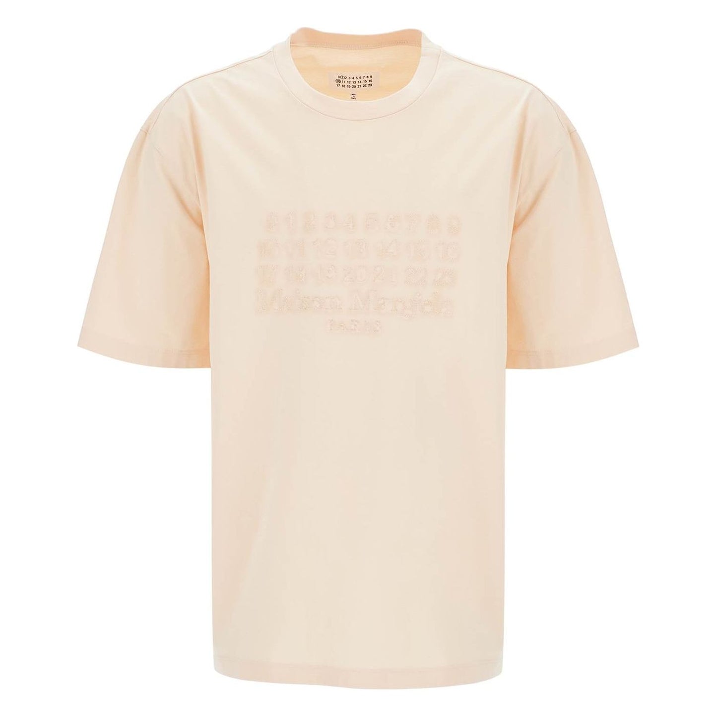 Maison Margiela embroidered numeric logo t-shirt Topwear Maison Margiela