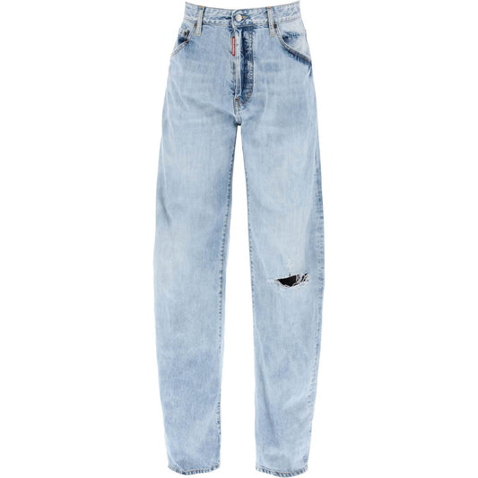 Dsquared2 "oversized jeans with destroyed