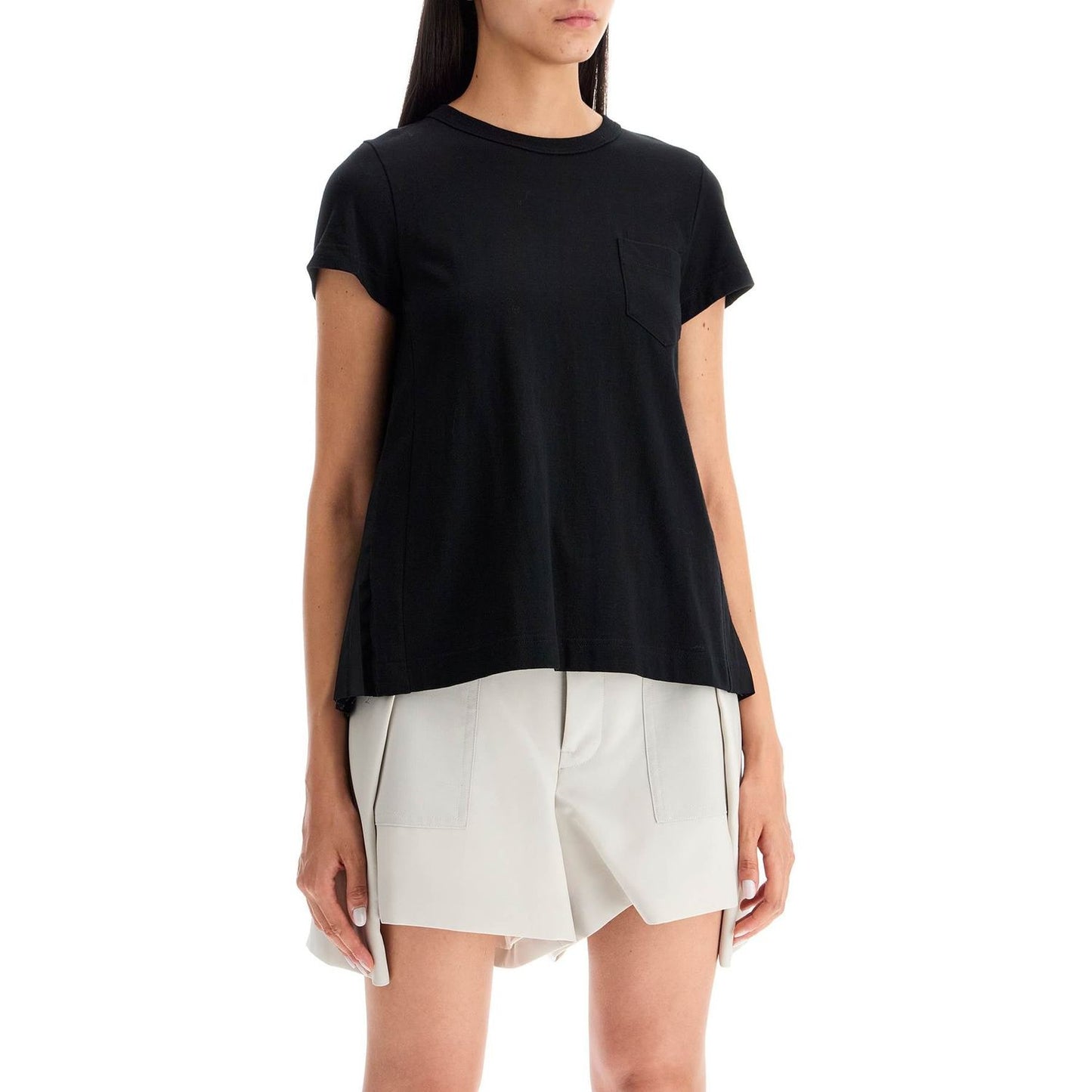 Sacai pleated back t-shirt Topwear Sacai