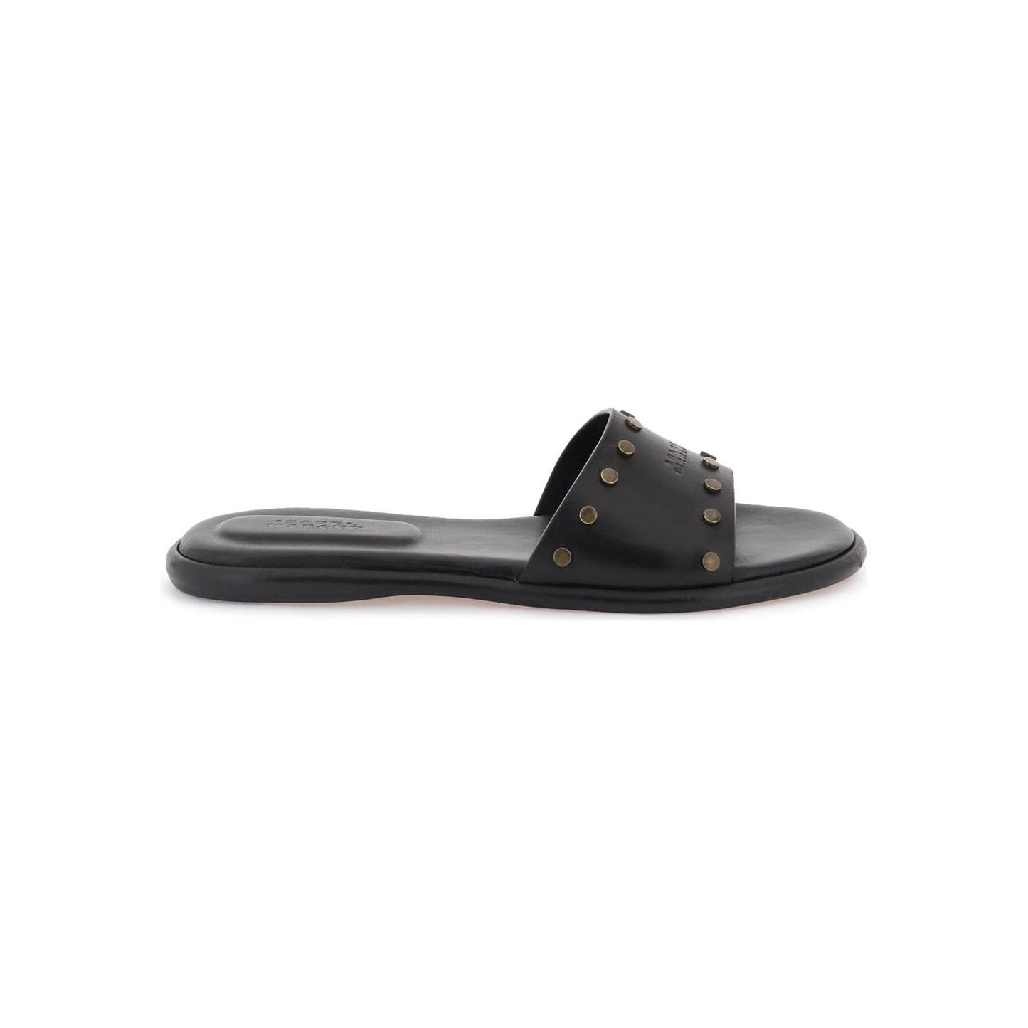 Isabel Marant leather vikee slides