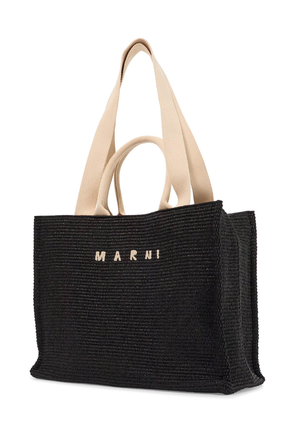 Marni large raffia effect tote bag Shopper Marni