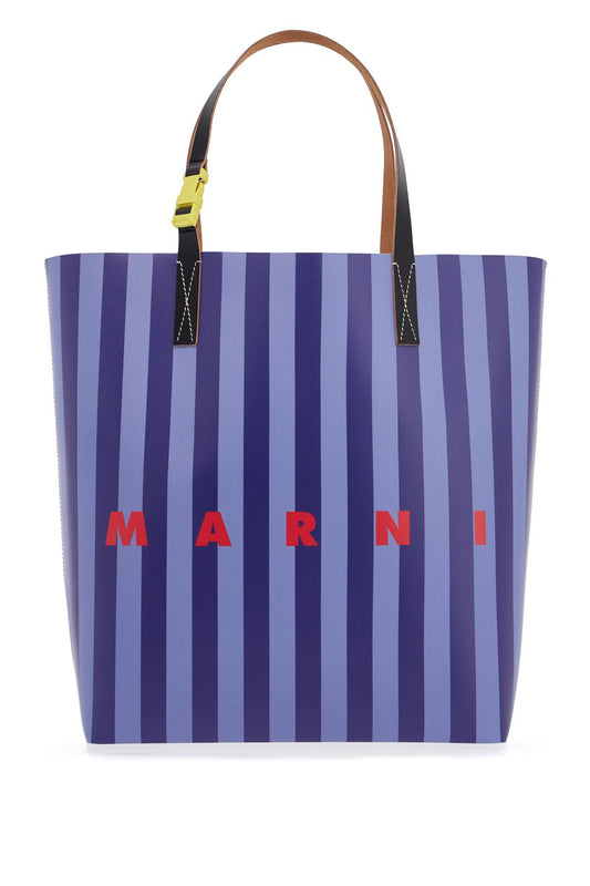 Marni striped tribeca tote bag Shopper Marni