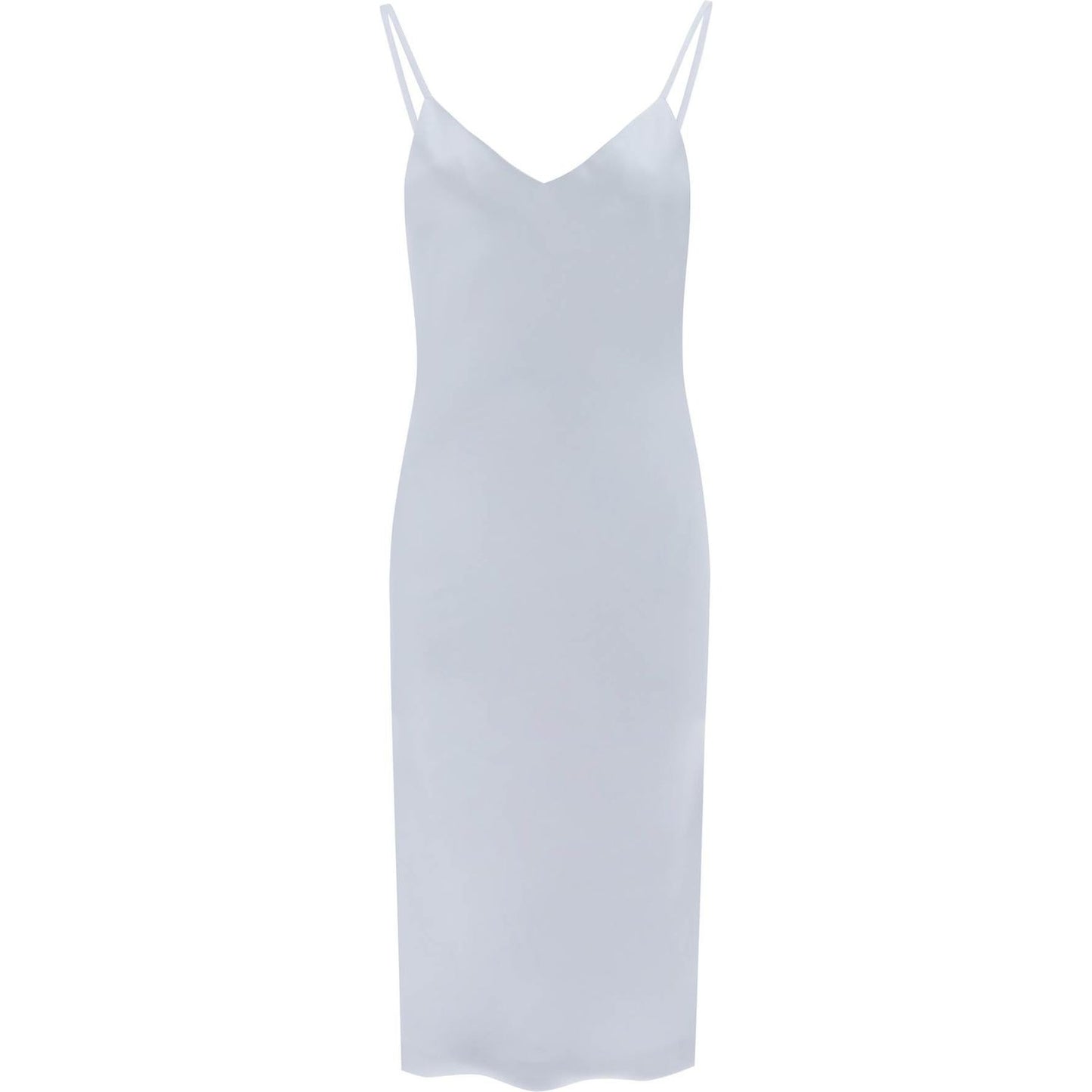 Norma Kamali crepe satin slip dress Dresses Norma Kamali