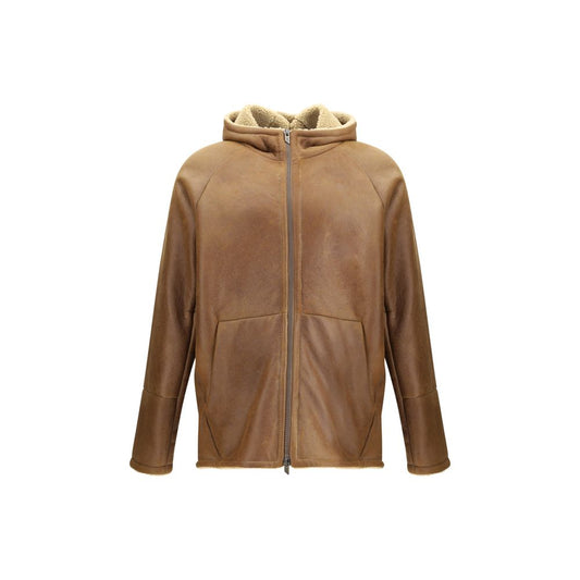 Salvatore Santoro Brown Leather Coat