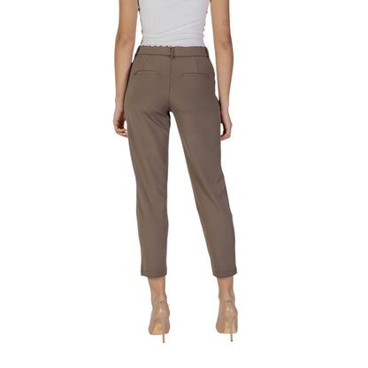 Street One Brown Polyester Pant