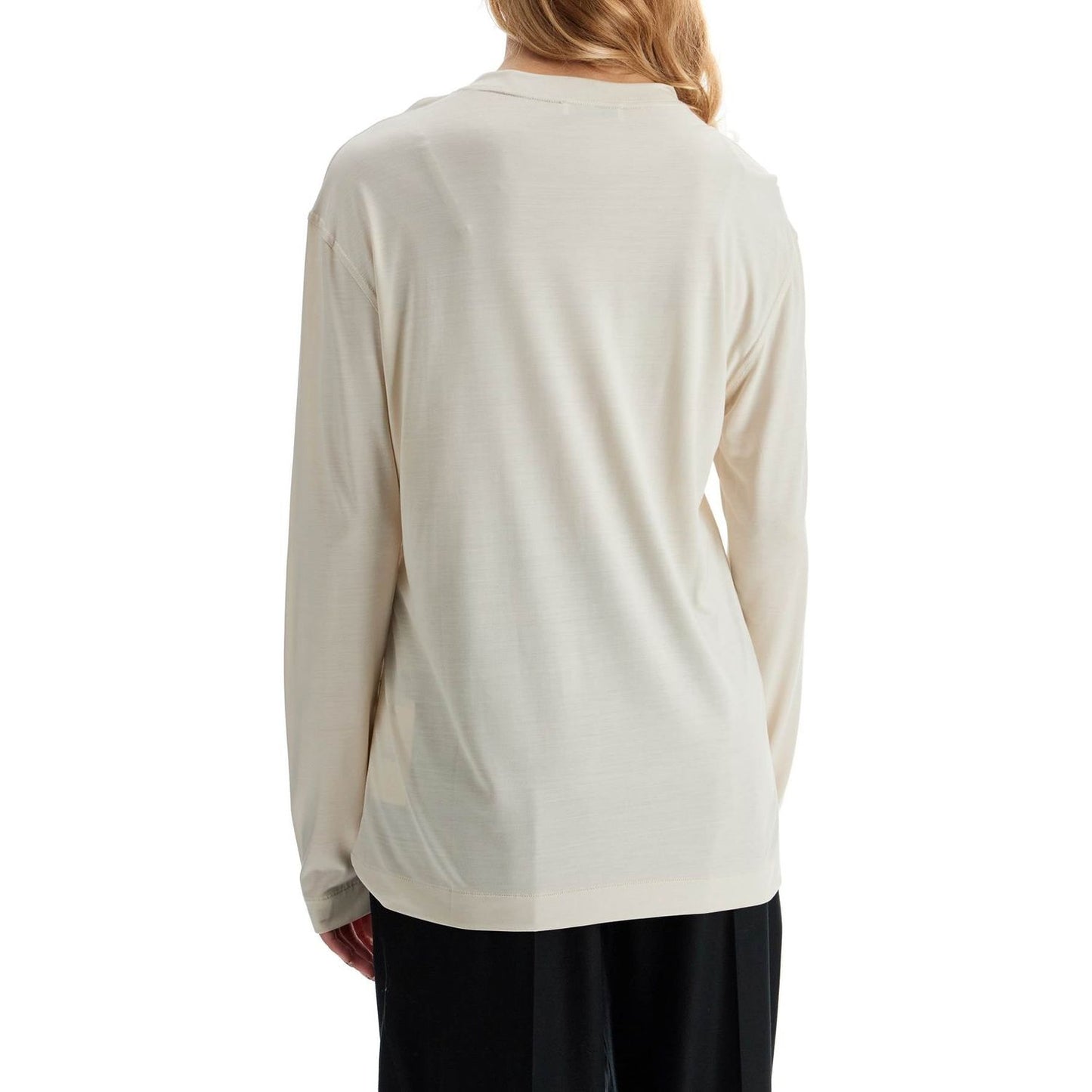 Lemaire long-sleeved silk t-shirt for Topwear Lemaire