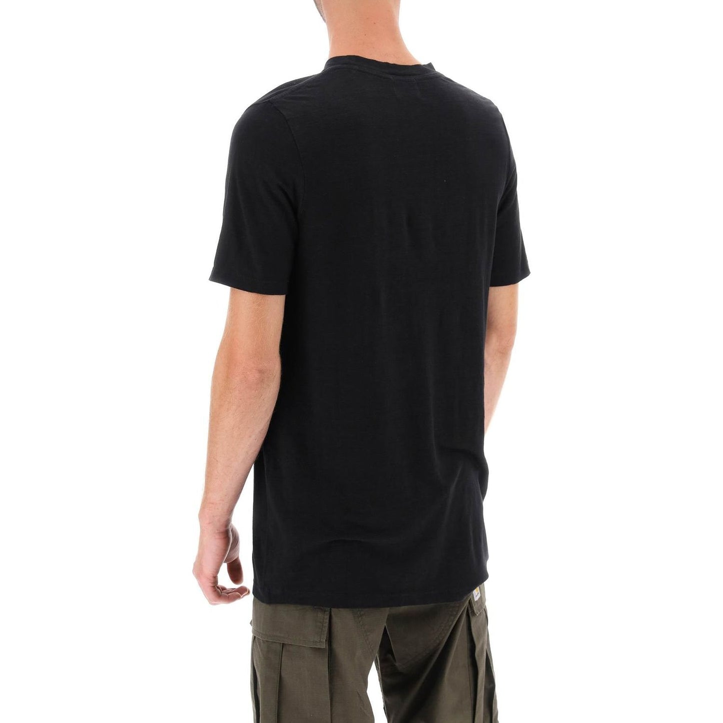 Marant karman linen logo t-shirt Topwear Marant