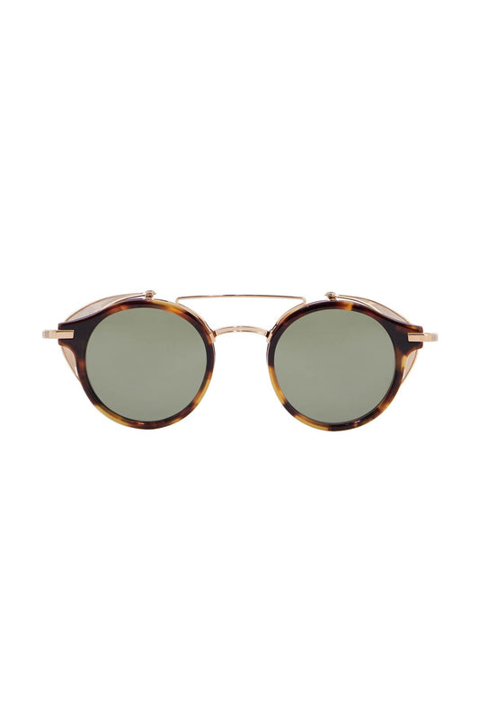 Thom Browne round sunglasses titanium acetate tortoiseshell green lenses Sunglasses Thom Browne