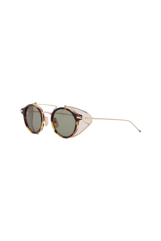 Thom Browne round sunglasses titanium acetate tortoiseshell green lenses Sunglasses Thom Browne