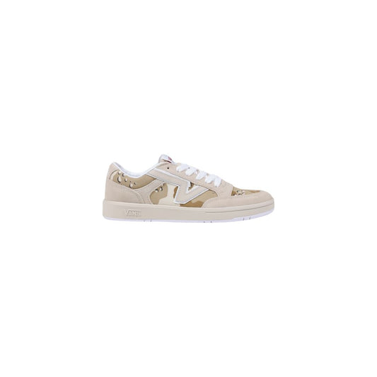 Vans Beige Suede Leather Low Top Sneakers