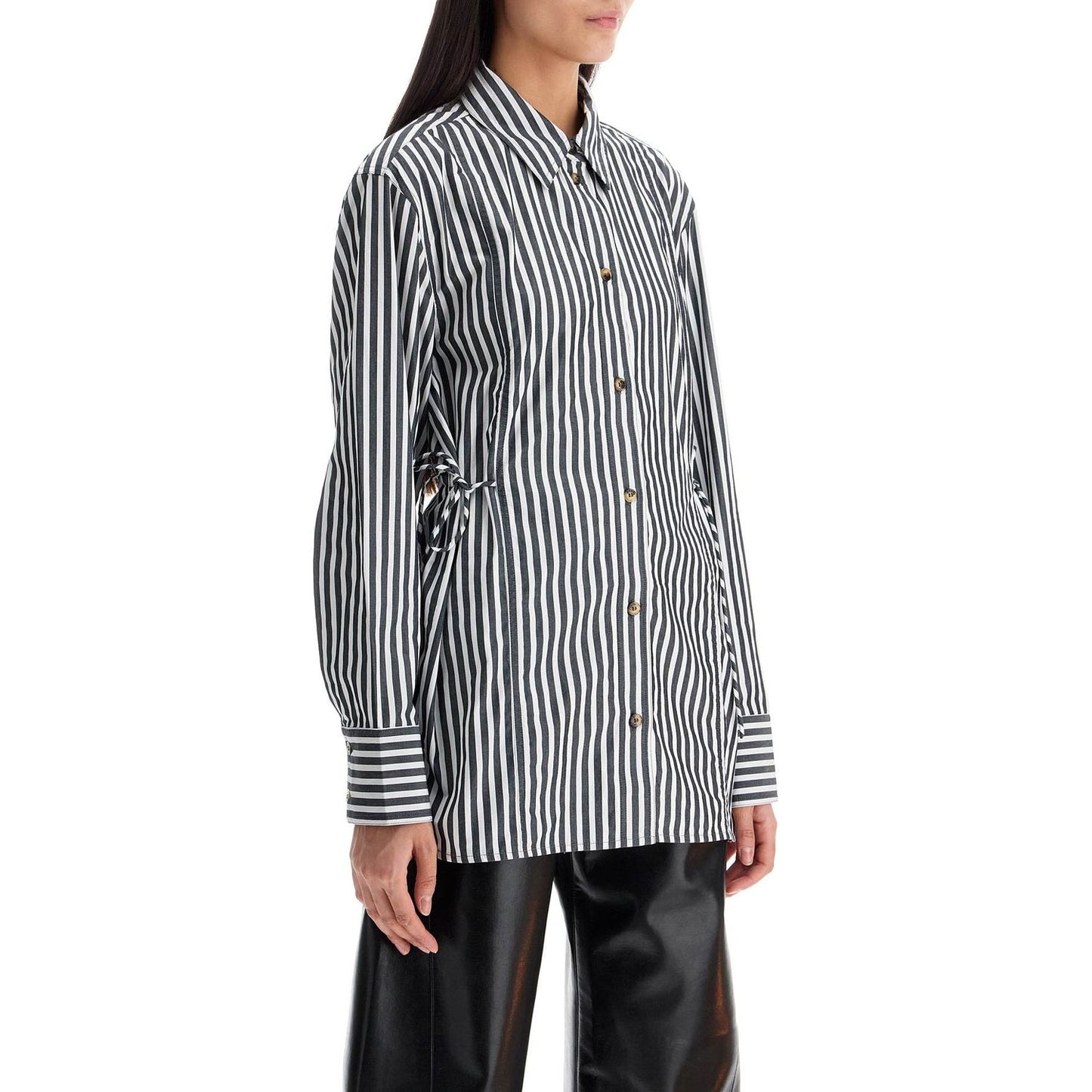 Ganni "oversized striped Topwear Ganni