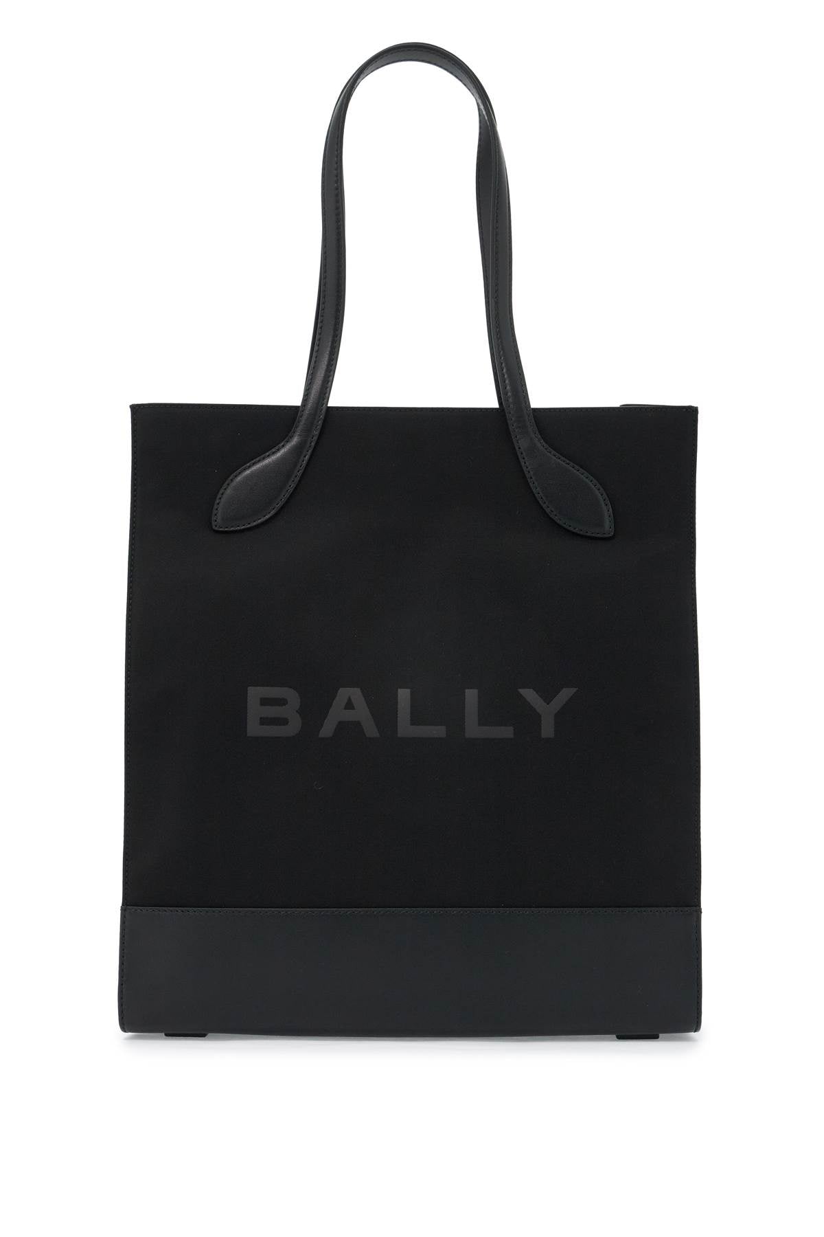 Bally n/s nylon and leather tote bag Shopper Bally