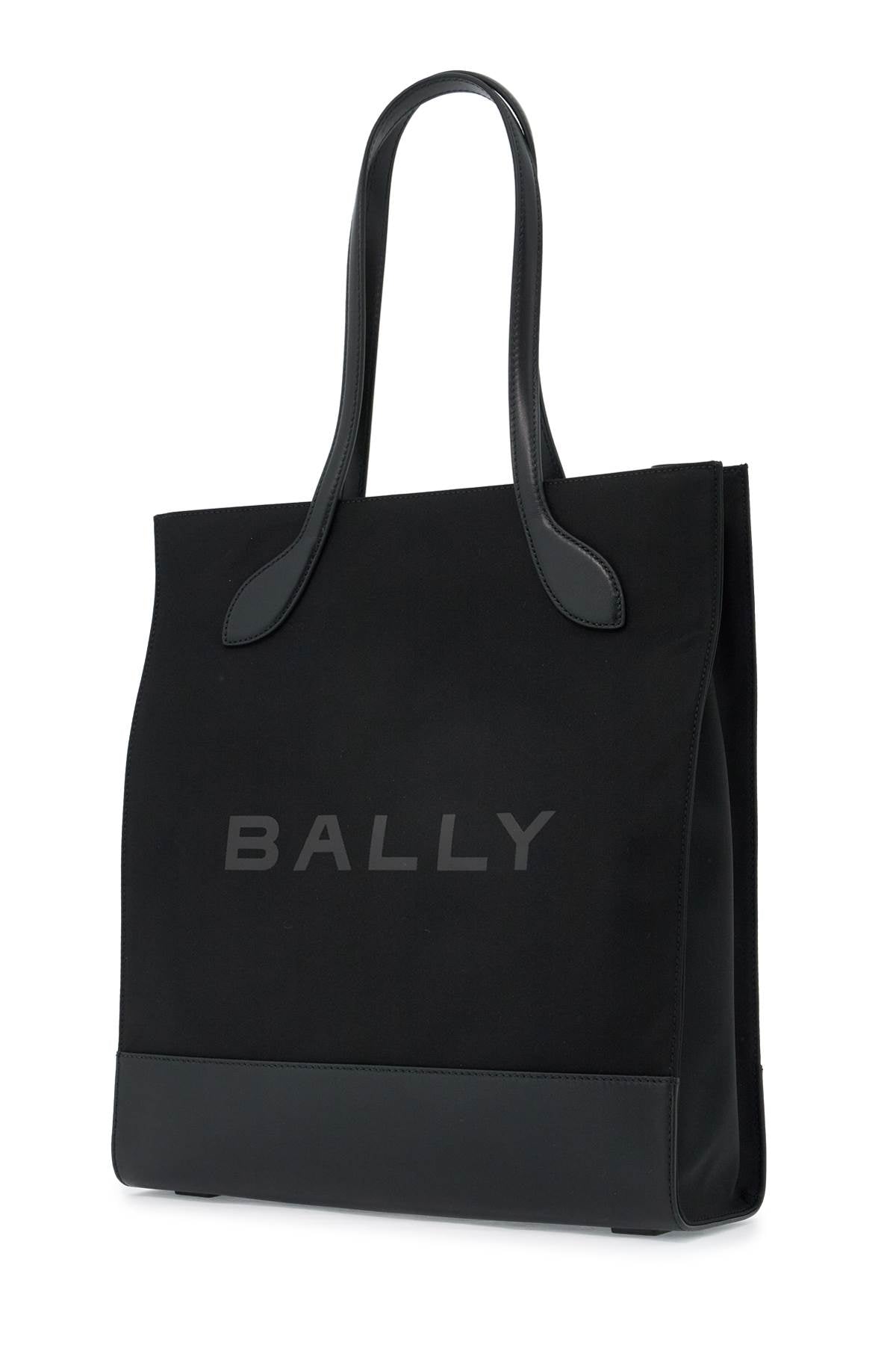 Bally n/s nylon and leather tote bag Shopper Bally