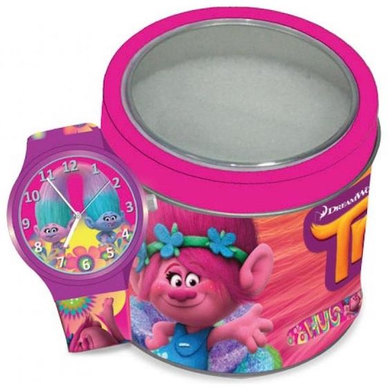WALT DISNEY KID WATCH Mod. TROLLS - Tin Box
