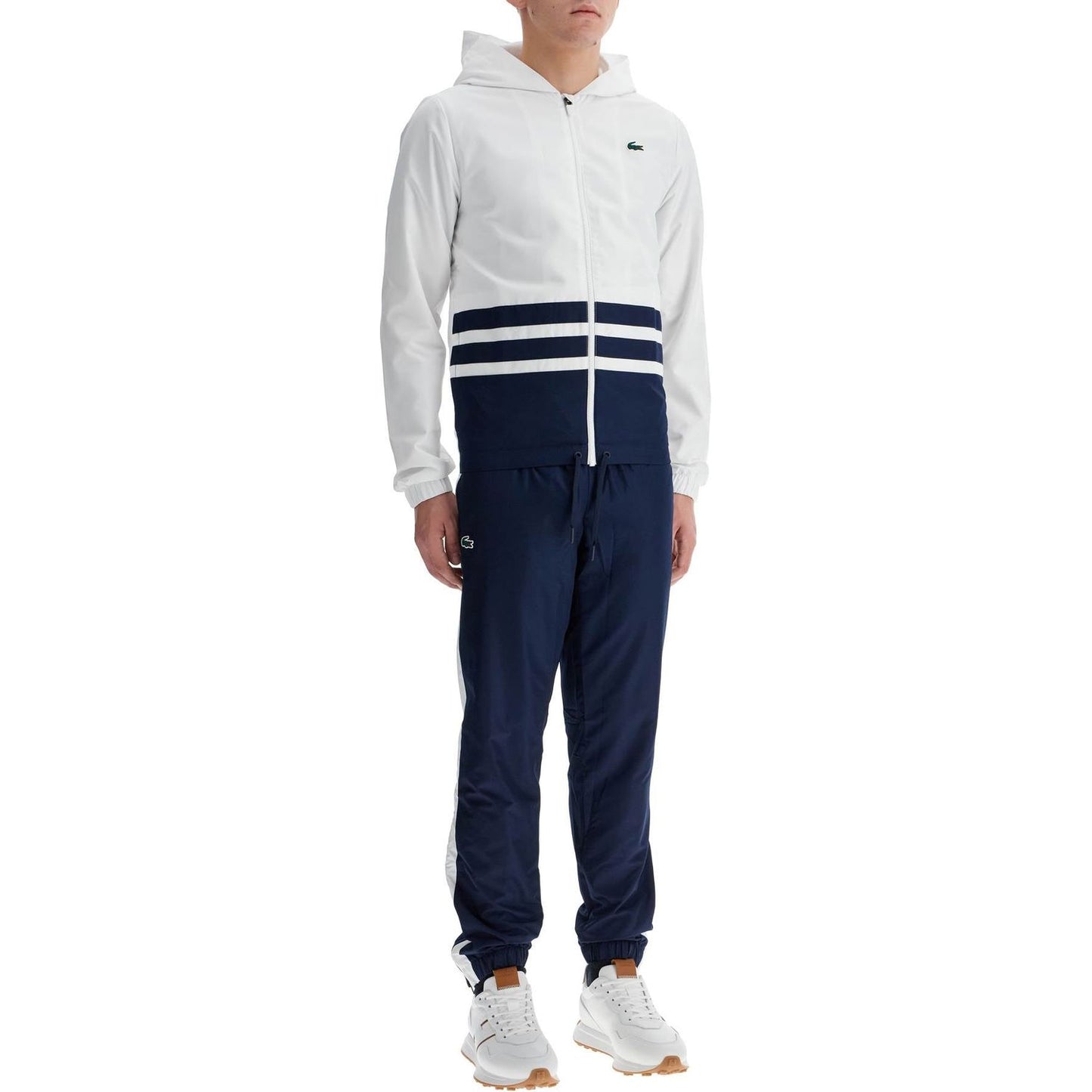 Lacoste hooded sports tracksuit