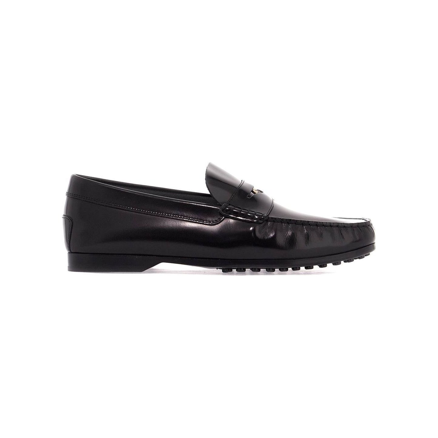 Tod'S brushed leather loafers with penny detail