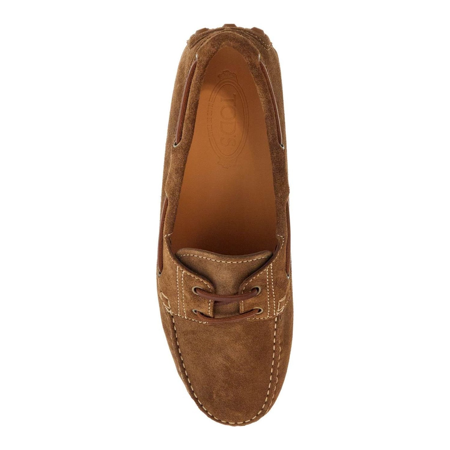 Tod'S light walnut leather driving moccasin made in italy Moccasins Tod'S