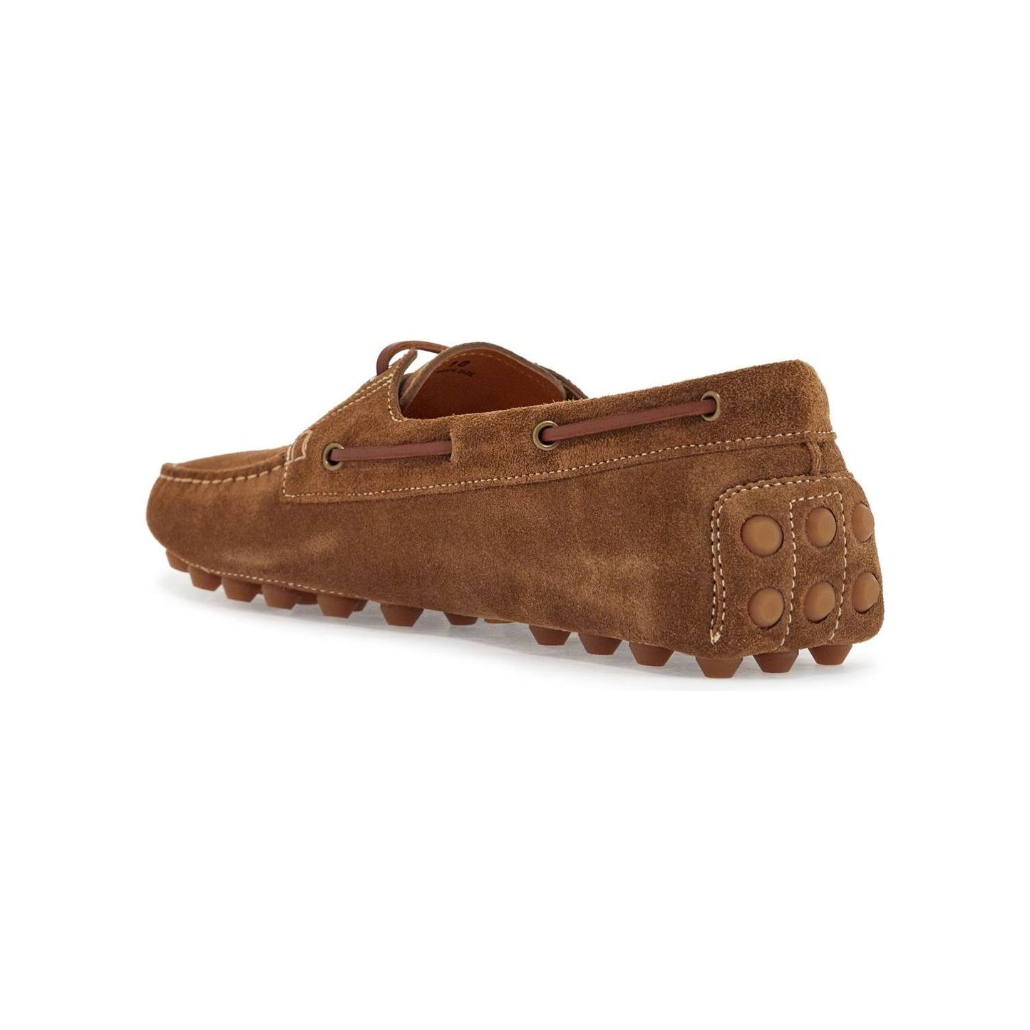 Tod'S light walnut leather driving moccasin made in italy Moccasins Tod'S