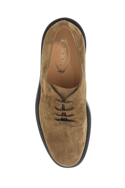 Tod's suede leather lace-up shoes Lace-ups Tod'S