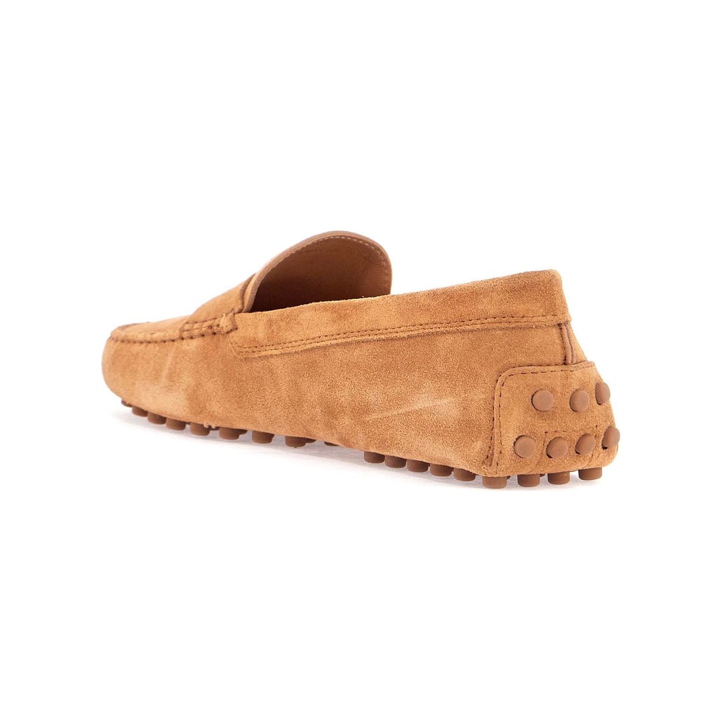 Tod'S men's suede leather loafers in cognac Loafers Tod'S