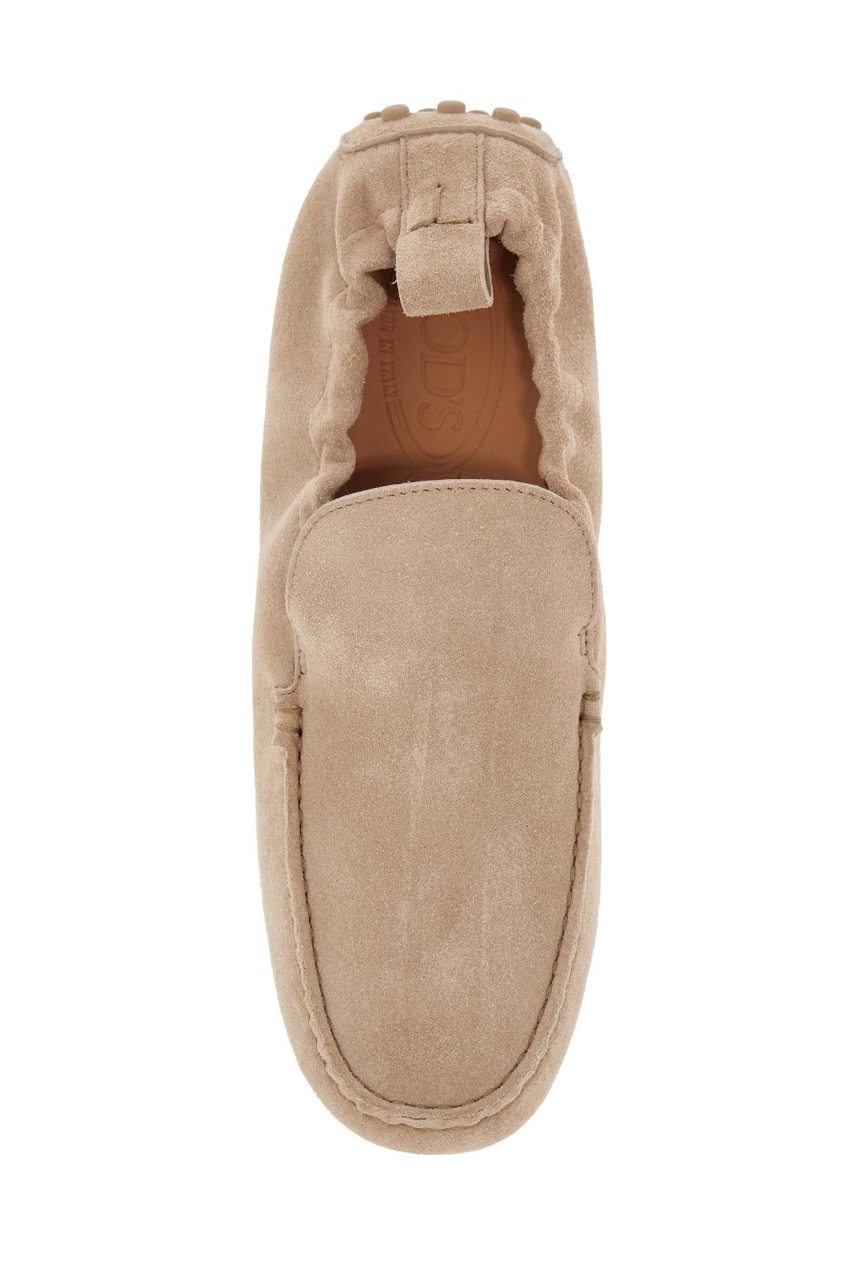 Tod'S gathered leather slippers in cord color Mules Tod'S