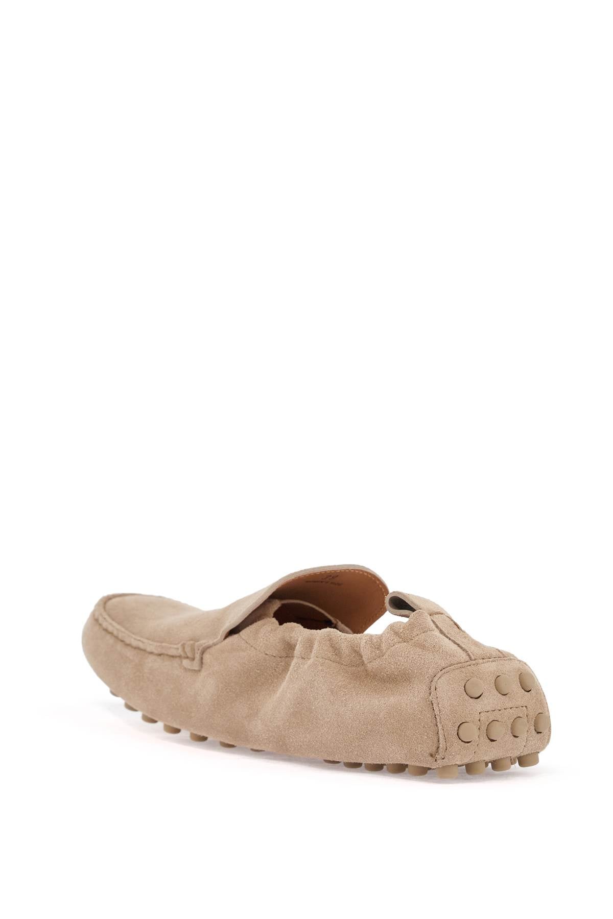 Tod'S gathered leather slippers in cord color Mules Tod'S