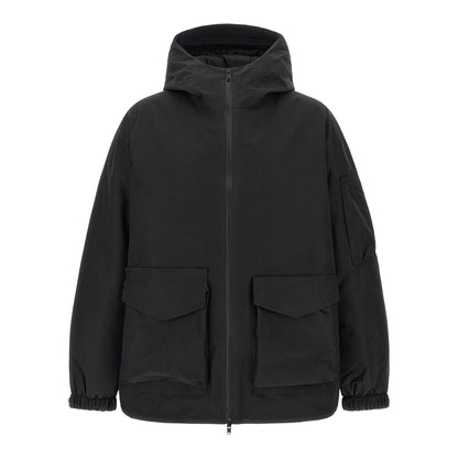 Y-3 Black Recycled Polyester Shell Jacket